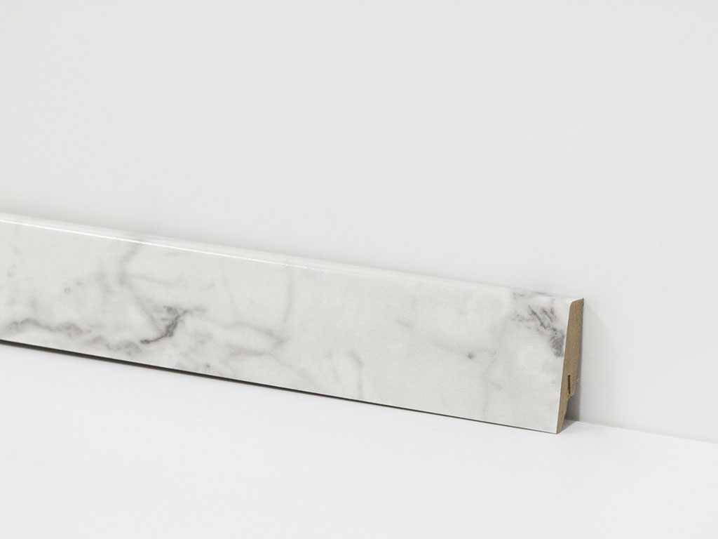 Fußleiste "Carrara Marble" 18/58 mm